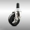 Service Caster 4 Inch 316SS Hard Rubber Swivel 1-3/8 Inch Expanding Stem Caster with Brake SCC SCC-SS316EX20S414-HRS-TLB-138 - alternate 1